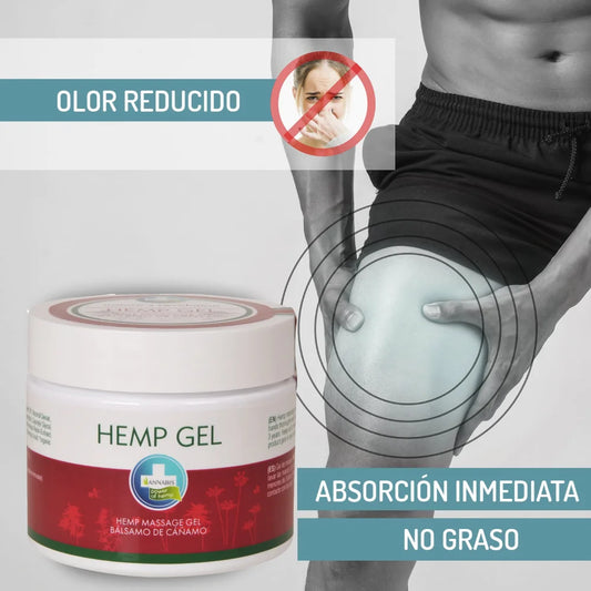 Bálsamo Gel de Masaje Hemp 330ml Annabis - Alcanfor, Tomillo y Aceite de Cáñamo