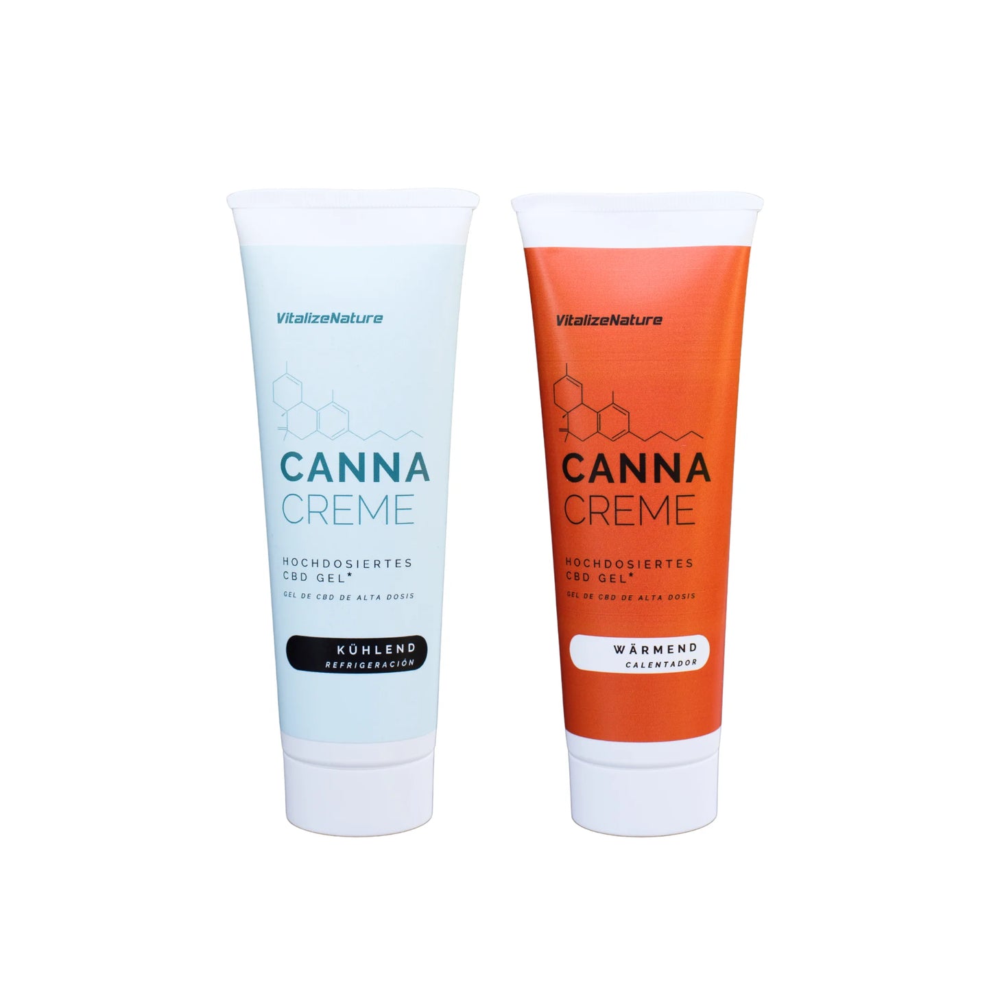 Crema Gel CBD Vitalizenature 120ml - Efecto Frío y Calor para Músculos y Articulaciones