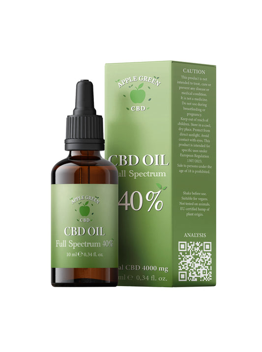 Aceite CBD Full Spectrum 40% - Apple Green (4000mg) - 10ml